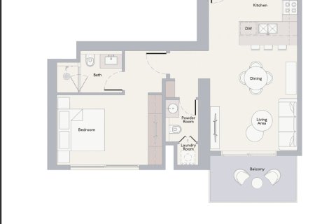 Apartamento en Dubai, 1 dormitorio, 72 m², № 9227 - foto 11