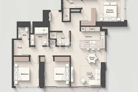 Apartment in Jumeirah Islands, Dubai 3 bedrooms, 152 sq.m. № 23441 - photo 2