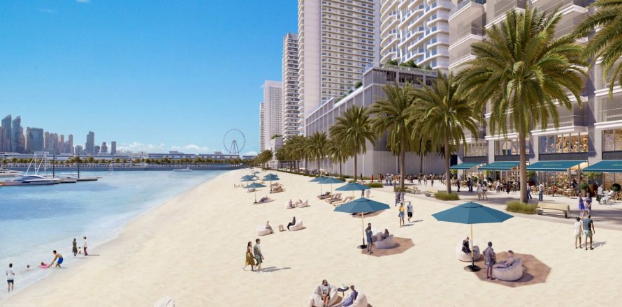 شقة في BEACHGATE BY ADDRESS في EMAAR Beachfront, Dubai Harbour, دبي 1غرف نوم رقم 114025