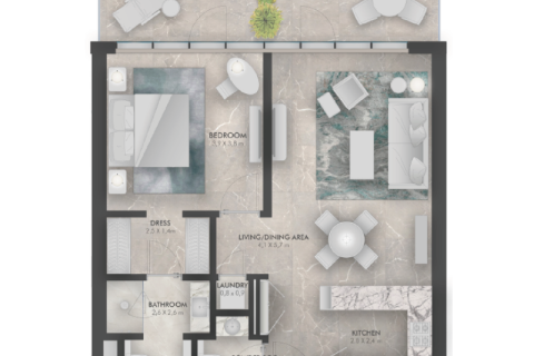Apartment in Dubai Hills Estate, Dubai 1 bedroom, 83 sq.m. № 92324 - photo 8
