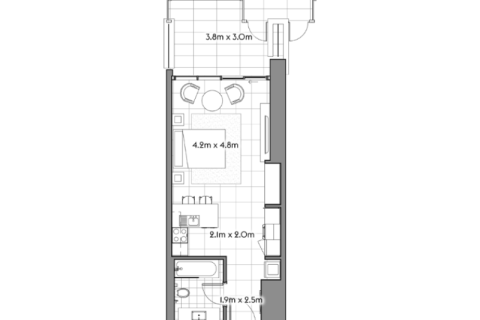 Apartment in Maritime City, Dubai studio, 127 sq.m. № 92318 - photo 9