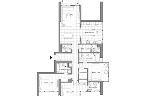 Apartment in Maritime City, Dubai studio, 127 sq.m. № 92318 - photo 5