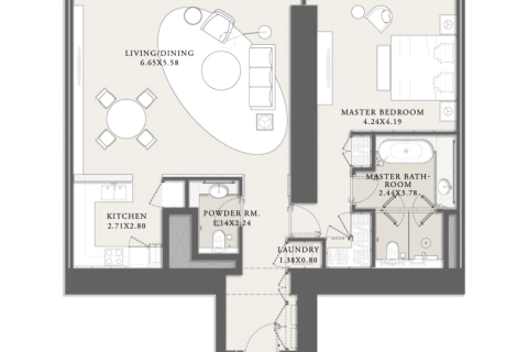 Apartment in Dubai 1 bedroom, 108 sq.m. № 92319 - photo 9