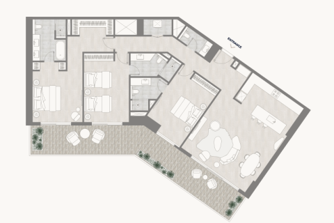 Apartment in Al Jaddaf, Dubai 1 bedroom, 74 sq.m. № 92328 - photo 6