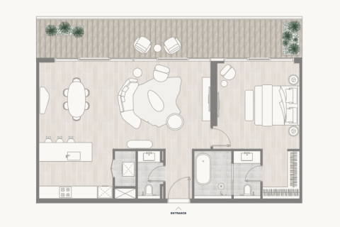 Apartment in Al Jaddaf, Dubai 1 bedroom, 74 sq.m. № 92328 - photo 7