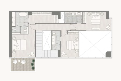 Apartment in Al Jaddaf, Dubai 1 bedroom, 74 sq.m. № 92328 - photo 8