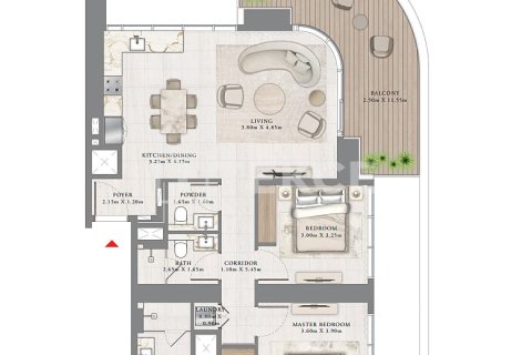 Apartamento en Dubai Harbour, Dubai, 2 dormitorios, 128 m², № 123701 - foto 10