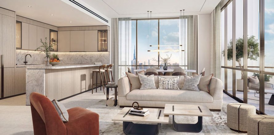 Квартира в Dubai Design District, Дубай, 3 спальни, 210.7м², № 60445