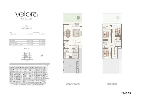 Adosado en The Valley, Dubai, 3 dormitorios, 232 m², № 103714 - foto 3