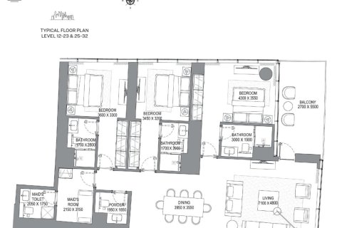 Apartment in Dubai Harbour, Dubai 1 bedroom, 80 sq.m. № 103711 - photo 3