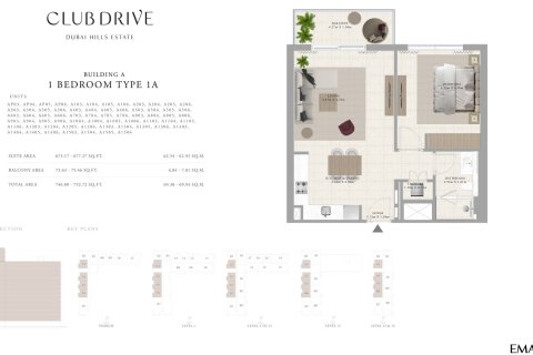 Apartment in Dubai Hills Estate, Dubai 1 bedroom, 68 sq.m. № 103709 - photo 4