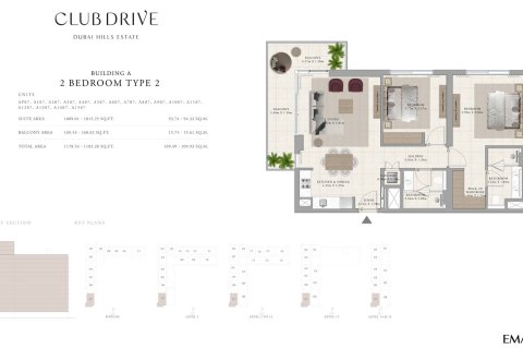 Apartment in Dubai Hills Estate, Dubai 1 bedroom, 68 sq.m. № 103709 - photo 3