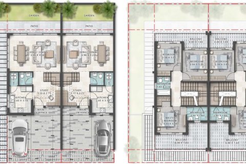 تاون هاوس في داماك هيلز (أكويا باي داماك), دبي 4 غرف نوم, 224 م² رقم 103713 - صورة 6