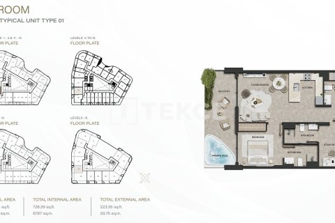Appartement à Dubai Land, Dubai, 2 chambres, 120 m², № 99699 - photo 23