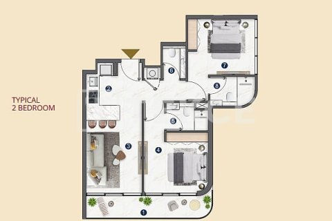 Appartement à Jumeirah Village Triangle, Dubai, 1 chambre, 67 m², № 99697 - photo 28