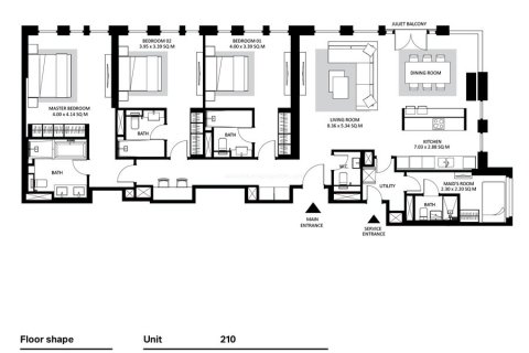 Apartment in Bluewaters, Dubai 2 bedrooms, 124 sq.m. № 103679 - photo 4