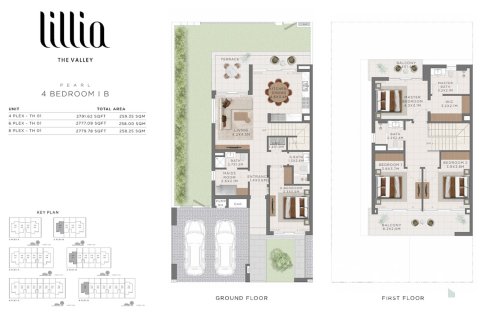 Townhouse in The Valley, Dubai 4 bedrooms, 250.09 sq.m. № 119536 - photo 6