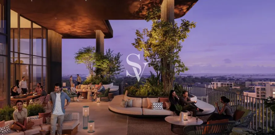 Квартира в Ghaf Woods в Дубае, 2 спальни, 135м², № 77545