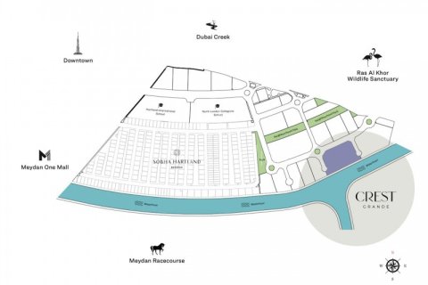 Apartamento en Mohammed Bin Rashid City, Dubai, 4 dormitorios, 201 m², № 90144 - foto 13