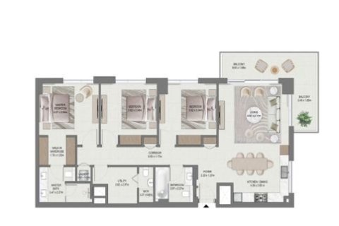 Apartment in EMAAR South, Dubai South (Dubai World Central), Dubai 1 bedroom, 74 sq.m. № 103580 - photo 6
