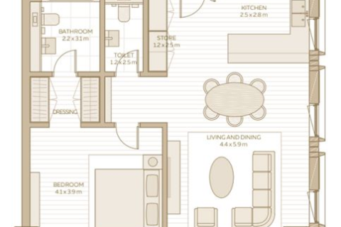 Apartment in Dubai 1 bedroom, 78 sq.m. № 103583 - photo 9