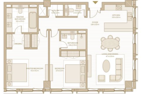 Apartment in Dubai 1 bedroom, 78 sq.m. № 103583 - photo 10