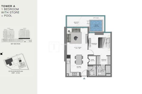 Купить квартиру в Дубае: 2 спальни, 121м², № 83275 - фото 28