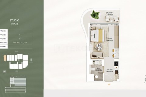 Apartamento en Al Satwa, Dubai, 1 dormitorio, 71 m², № 108844 - foto 23