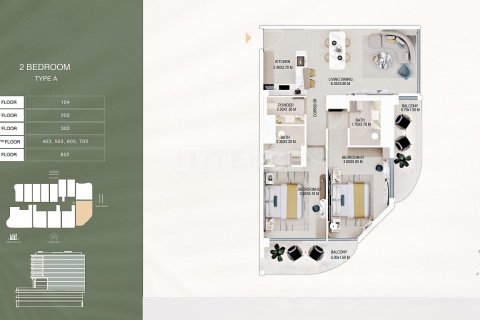 Apartamento en Al Satwa, Dubai, 2 dormitorios, 110 m², № 108845 - foto 14