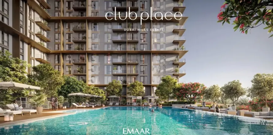 Квартира в Дубай Хилс Эстейт, Дубай, студия, 64м², № 54136