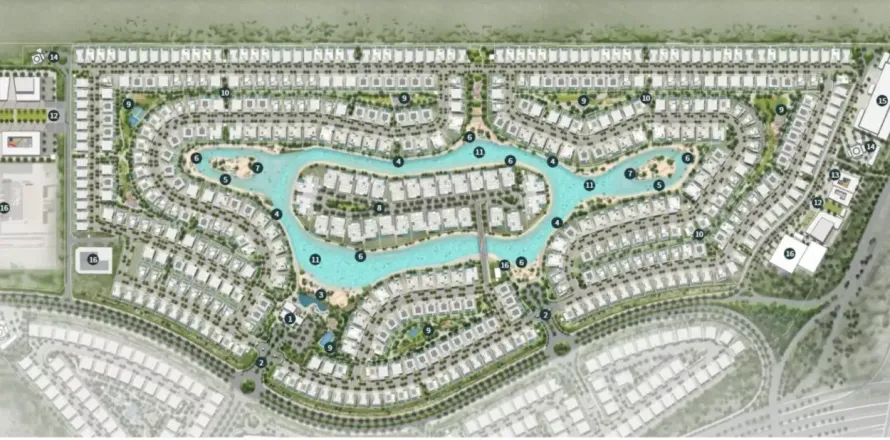 Villa en Jumeirah Village Circle, Dubai, 4 dormitorios, 618 m², № 54139