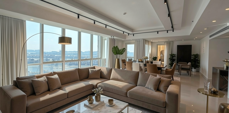 Ático en Palm Jumeirah, Dubai, 3 dormitorios, 377 m², № 100348