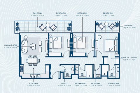 Appartement à Dubai, 3 chambres, 153 m², № 85208 - photo 25