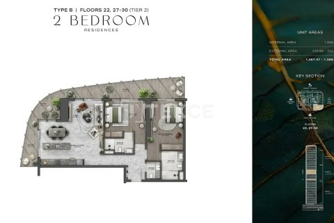 Купить квартиру в Дубае: 2 спальни, 129м², № 85210 - фото 28