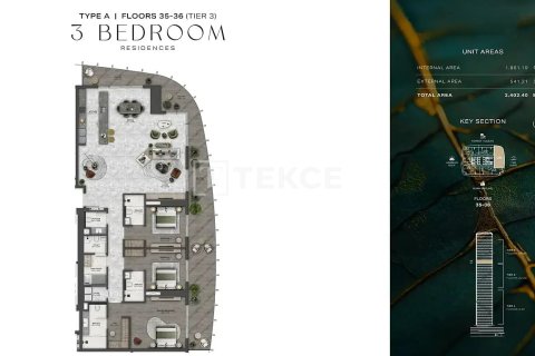 Купить квартиру в Дубае: 2 спальни, 129м², № 85210 - фото 29