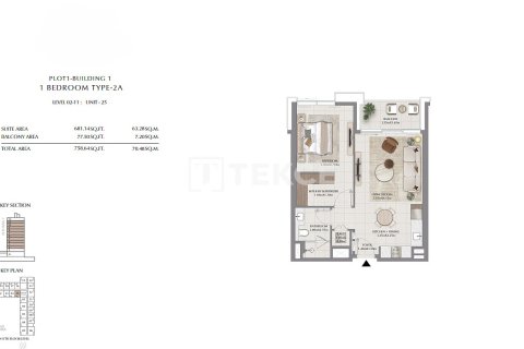Apartment in Dubai 2 bedrooms, 112 sq.m. № 85212 - photo 16