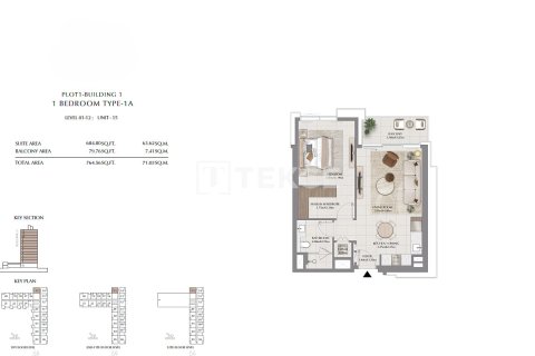 Apartment in Dubai 2 bedrooms, 112 sq.m. № 85212 - photo 13