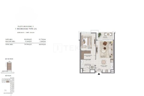 Apartment in Dubai 2 bedrooms, 112 sq.m. № 85212 - photo 15