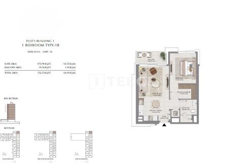 Apartment in Dubai 2 bedrooms, 112 sq.m. № 85212 - photo 14
