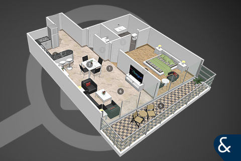 Appartement à Downtown Dubai (Downtown Burj Dubai), Dubai, 1 chambre, 85 m², № 76280 - photo 14