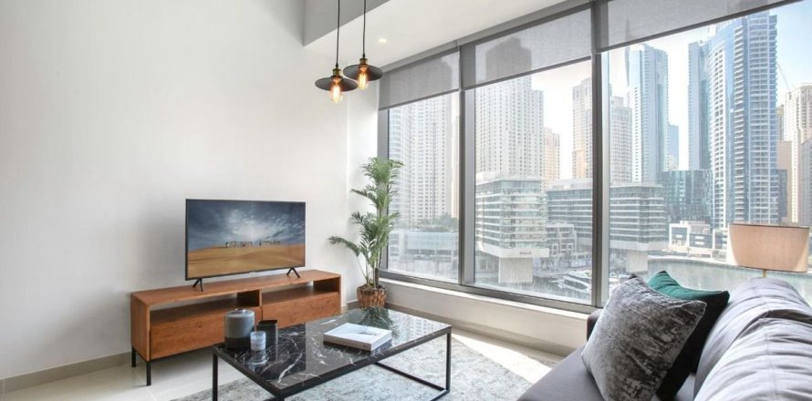 Appartement à Dubai Marina, Dubai, 1 chambre, 56.6 m², № 100261