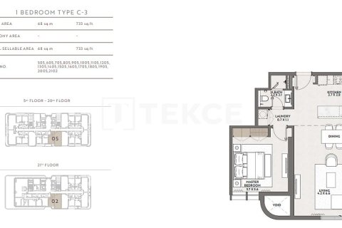 Apartment in Jumeirah Village Circle, Dubai 3 bedrooms, 163 sq.m. № 110965 - photo 5