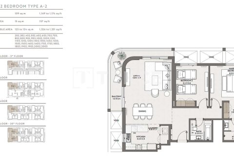 Apartment in Jumeirah Village Circle, Dubai 3 bedrooms, 163 sq.m. № 110965 - photo 3