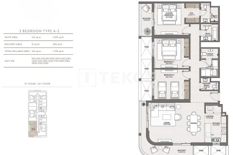 Apartment in Jumeirah Village Circle, Dubai 3 bedrooms, 163 sq.m. № 110965 - photo 2