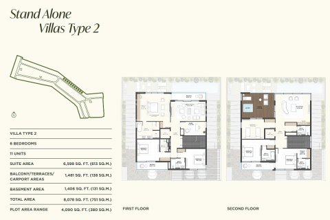 Villa in Jumeirah Golf Estates, Dubai 6 bedrooms, 751 sq.m. № 110966 - photo 2