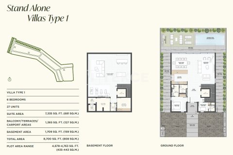 Villa in Jumeirah Golf Estates, Dubai 6 bedrooms, 751 sq.m. № 110966 - photo 5