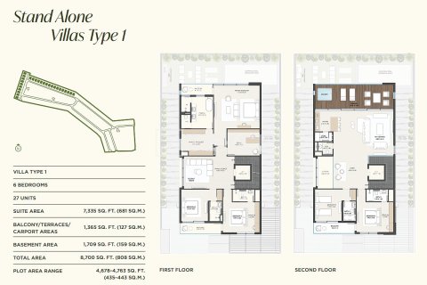 Villa in Jumeirah Golf Estates, Dubai 6 bedrooms, 751 sq.m. № 110966 - photo 4