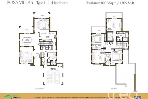 فيلا في Rosa, Arabian Ranches 2, دبي 4 غرف نوم, 400.32 م² رقم 134680 - صورة 2