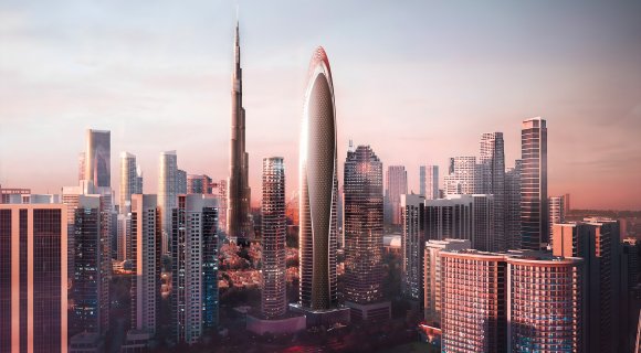 The world's first Mercedes-Benz branded urban neighbourhood will appear in Dubai