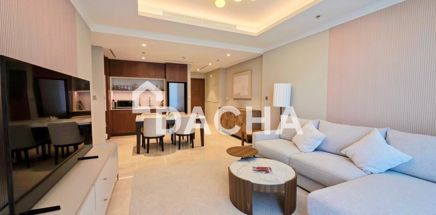 Квартира в EMAAR Beachfront, Dubai Harbour, Дубай, 1 спальня, 74м², № 109780